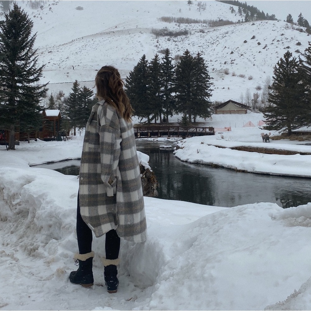 Plaid Overcoat — William B